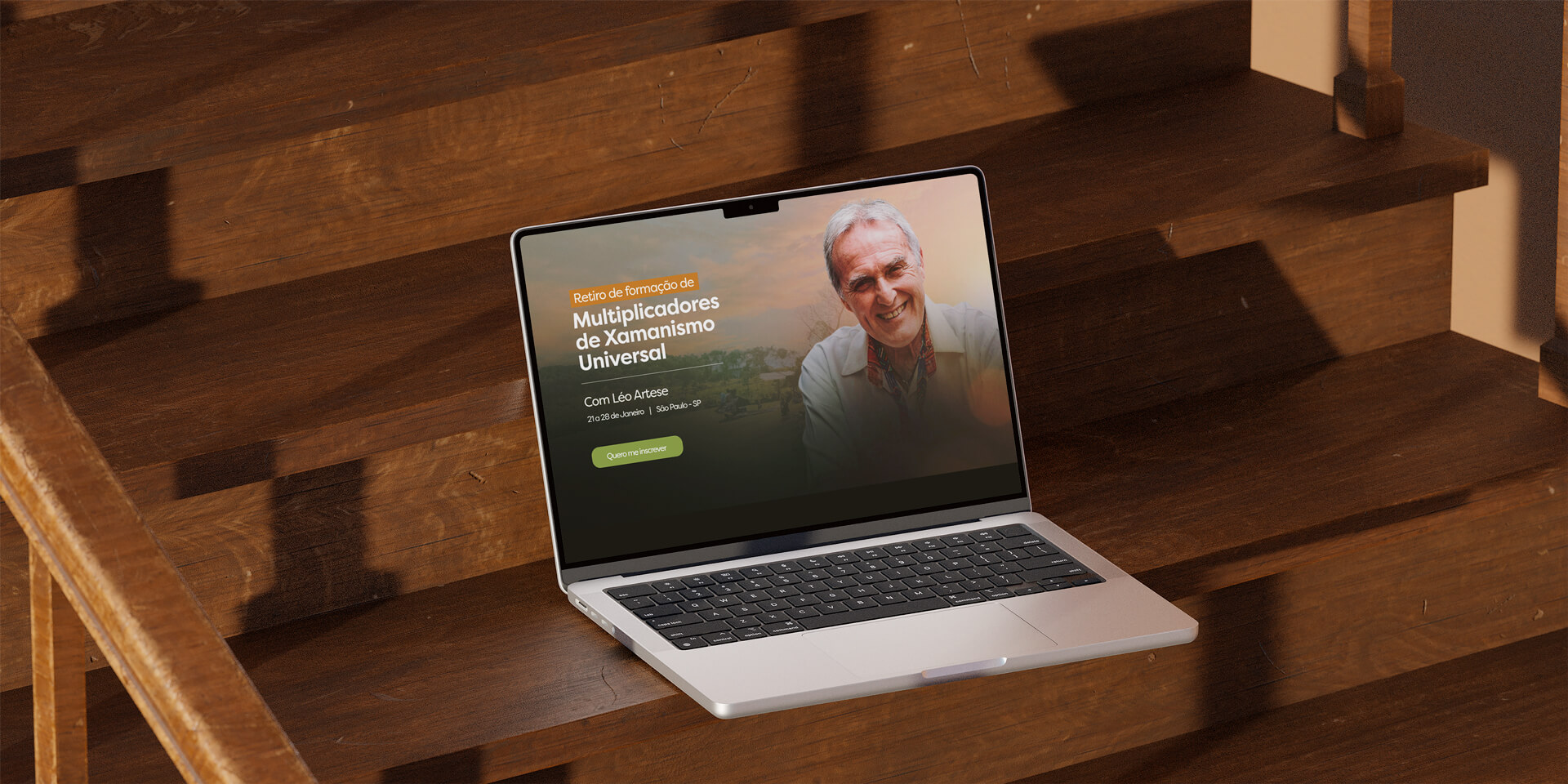 Landing Page – Retiro de Formação de Multiplicadores de Xamanismo Universal